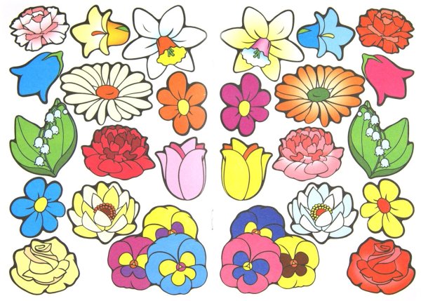 Бабочка большая и маленькая для детей