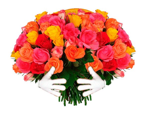 Цветочная композиция в сундуке