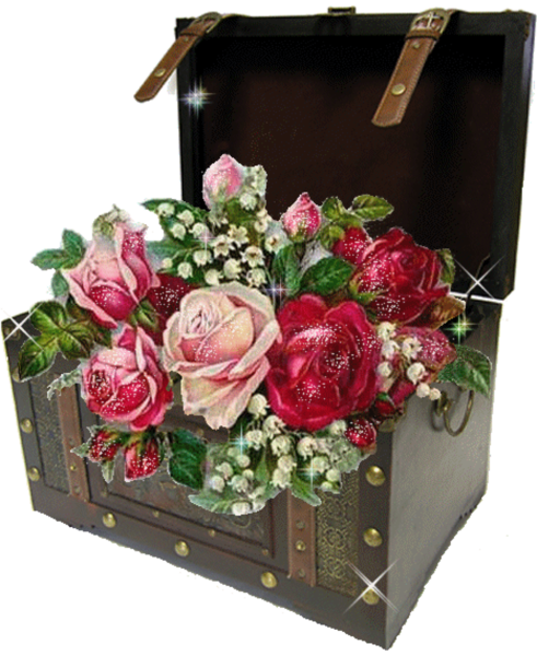 Сердце на ладони с цветком