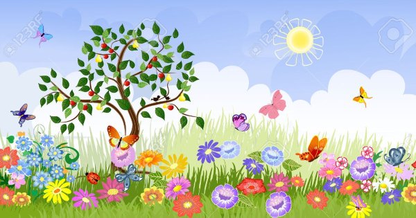 Мультяшный фон