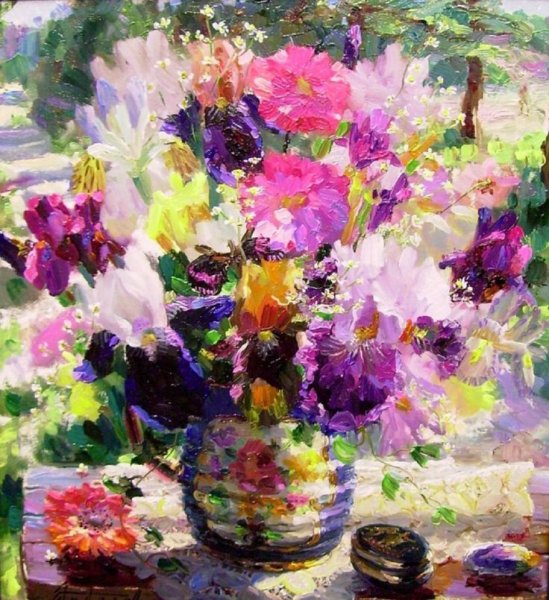 Импрессионизм мастихином