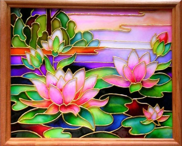 Рисование пластилином на стекле