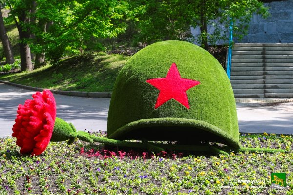 Топиарные фигуры победа