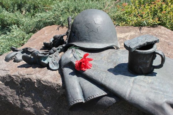 Клумба ко Дню Победы
