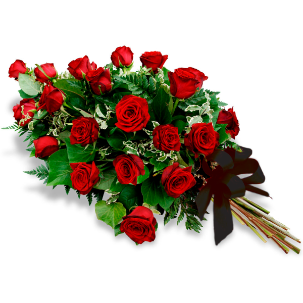 Траурный букет роз