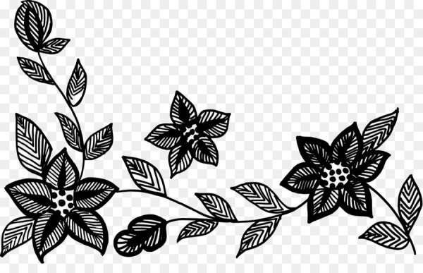 Цветочный орнамент Графика