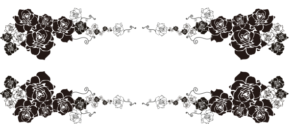 Черно белые цветы для фотошопа