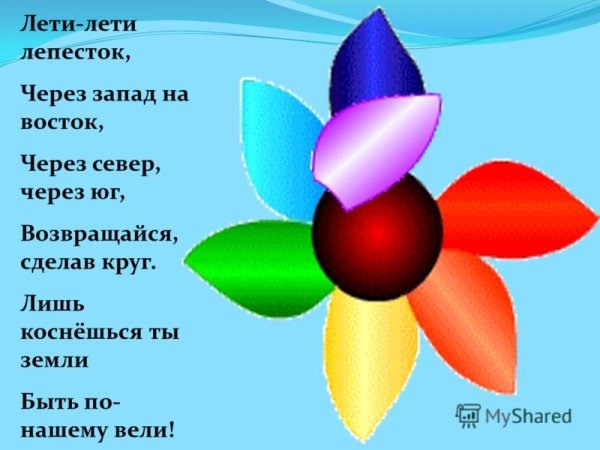 Цветы мультяшные