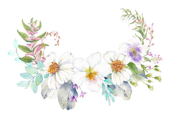 Акварельные цветы