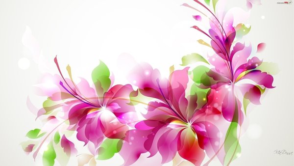 Векторные цветы