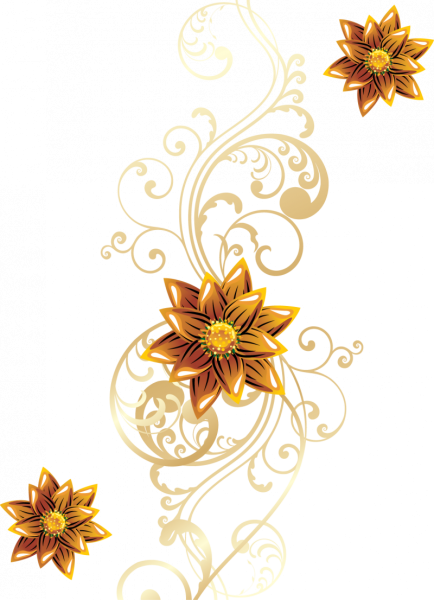 Золотые цветы