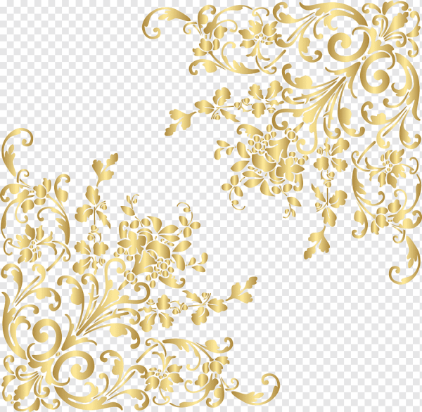 Цветы с золотом