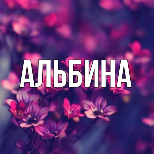 Цветы для Альбины