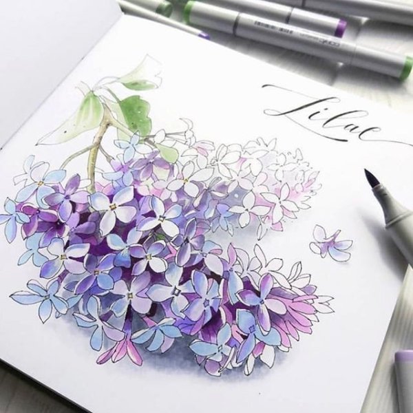 Маркер «цветок»