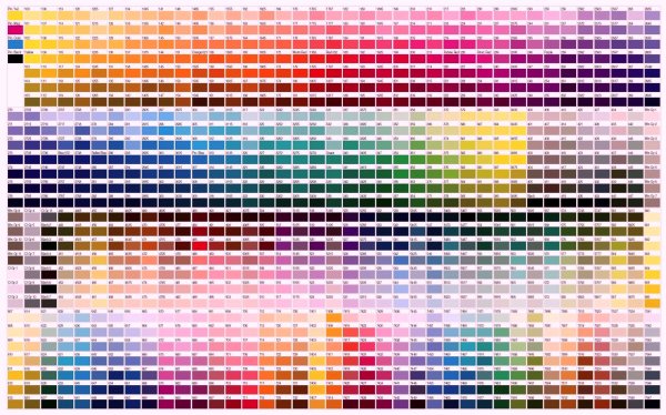 Спектр цветов