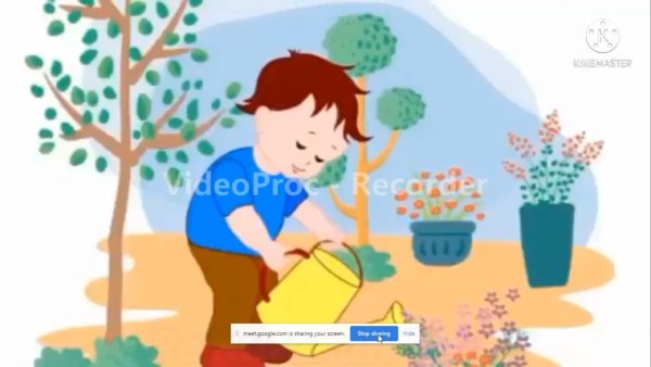 Ребенок с сачком для бабочек