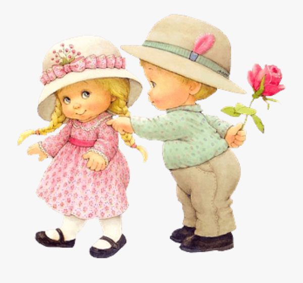 Дети с венком из ромашек