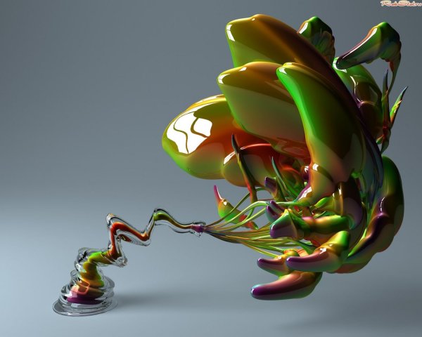 Цветы абстракция