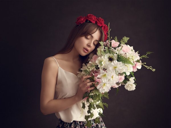 Букет цветов для девушки