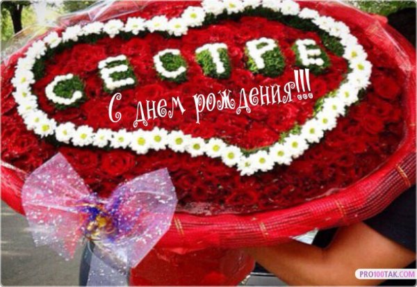 Поздравления с днём рождения сестре