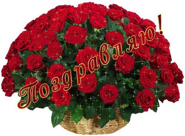 Букет роз огромный мерцающий