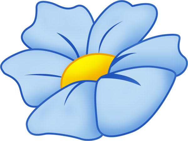 Цветы для детей на прозрачном фоне