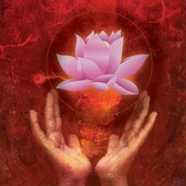 Цветок лотоса в руках