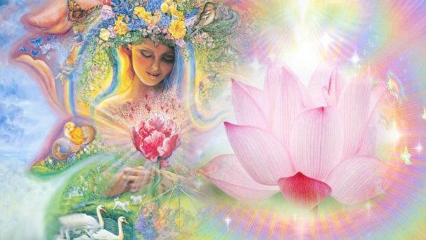 Божественный цветок любви