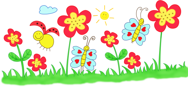 Цветочная Поляна мультяшная