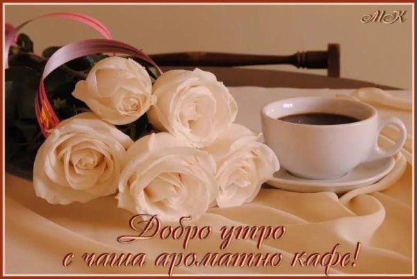 Утренние цветы для любимой женщины