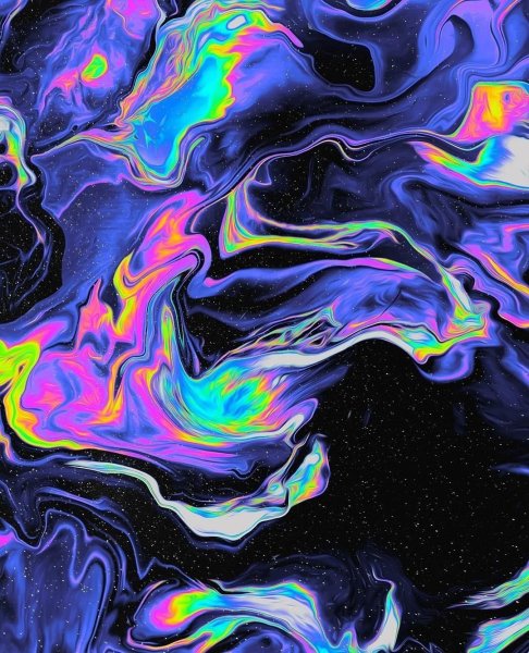 Стикер Радужный цветочек