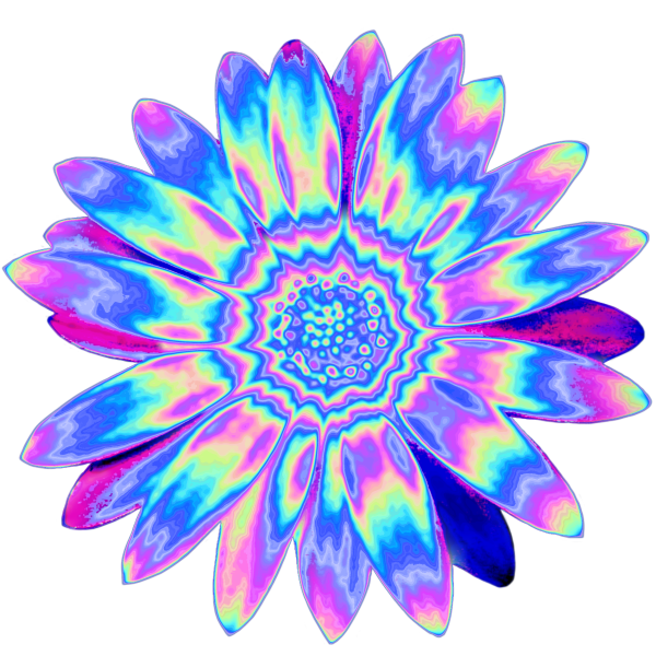 Радужное переливание цветов