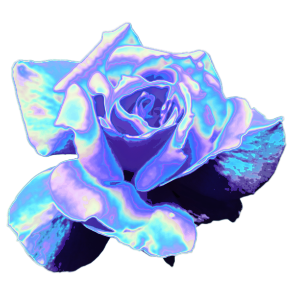 Голографические цветы