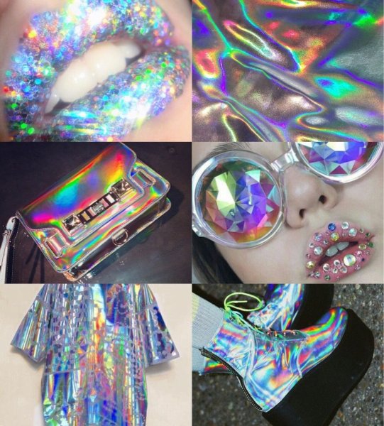 Яркие переливающиеся цвета