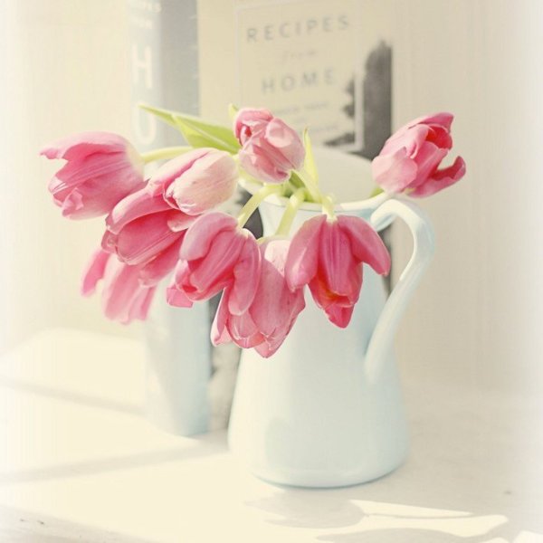 Нежные цветы креативные