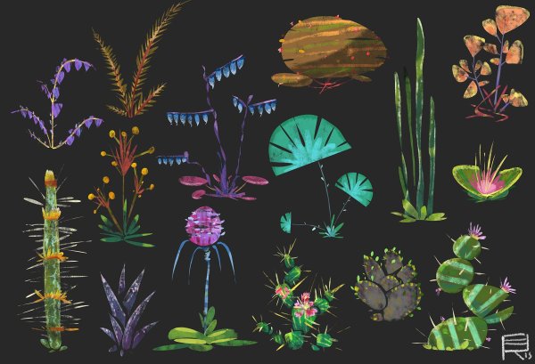 Плотоядное растение арт