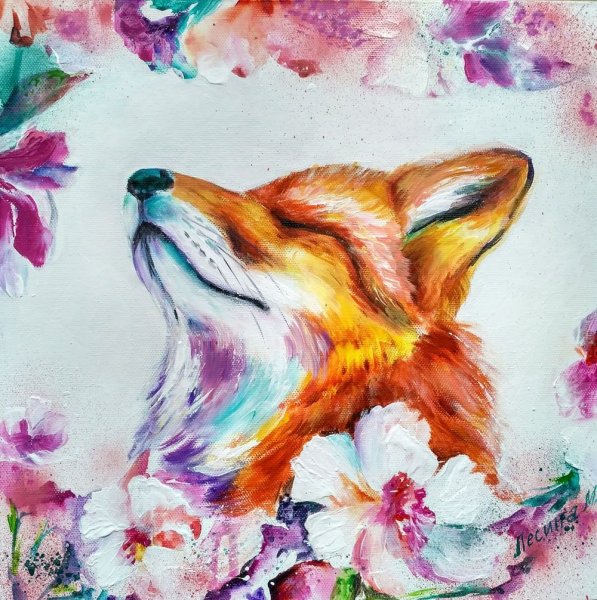 Рисунки красками