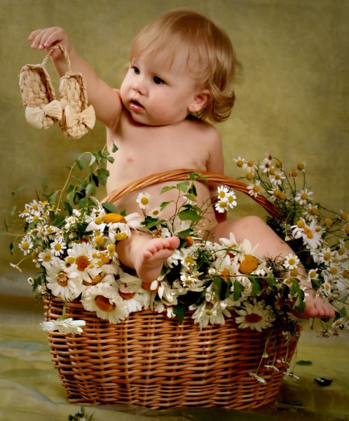 Фотосессия в маках с ребенком