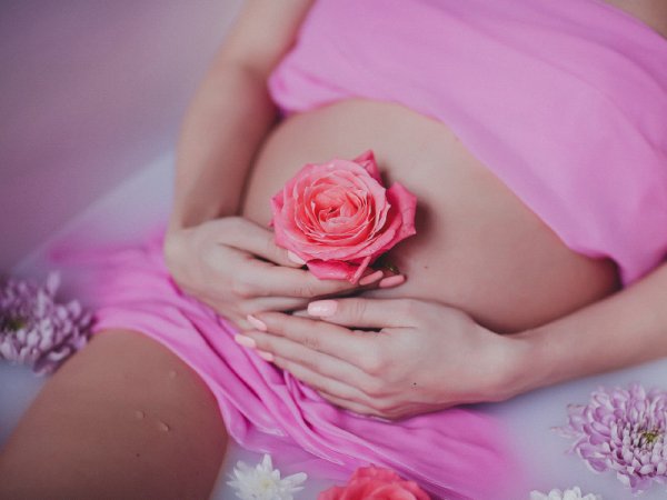 Беременная цветы