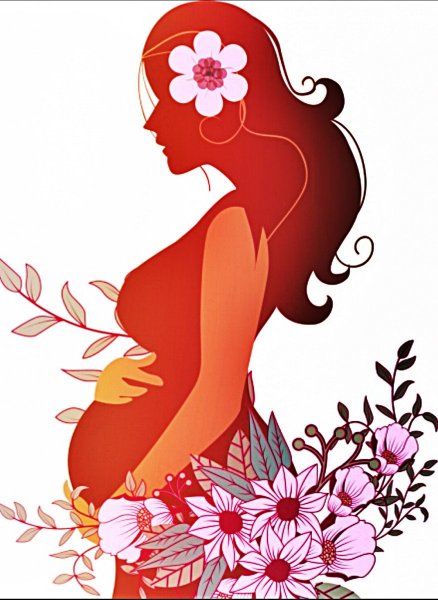 Беременная женщина Сток