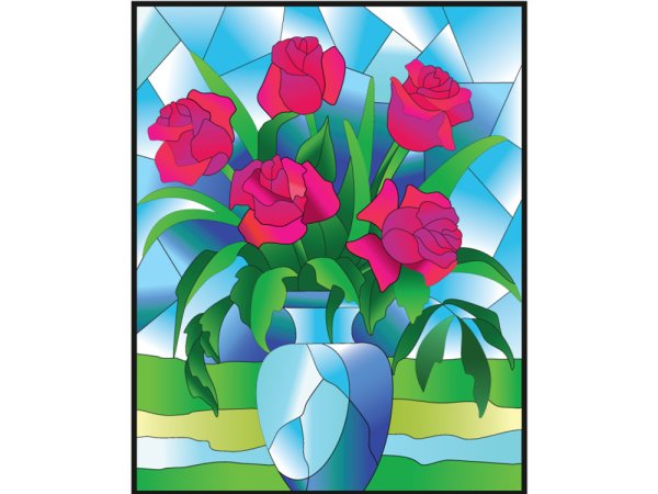 Витражная живопись по стеклу