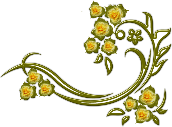 Вензеля из цветов