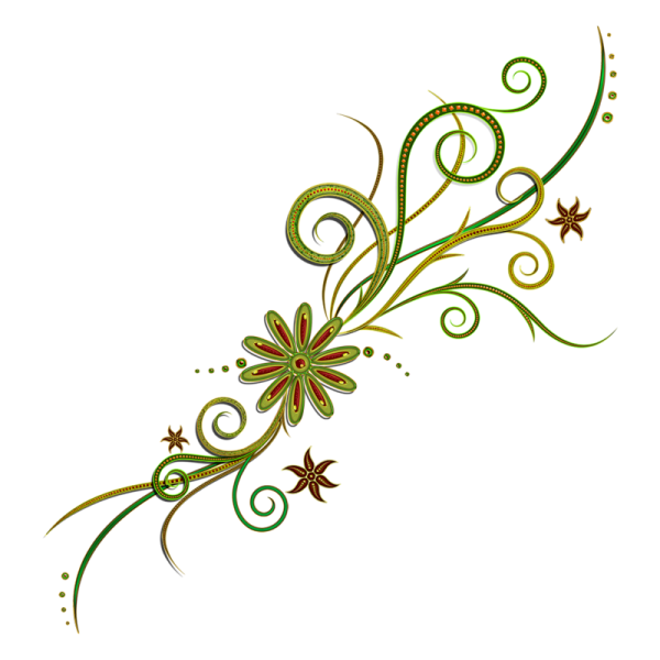 Орнамент из растений