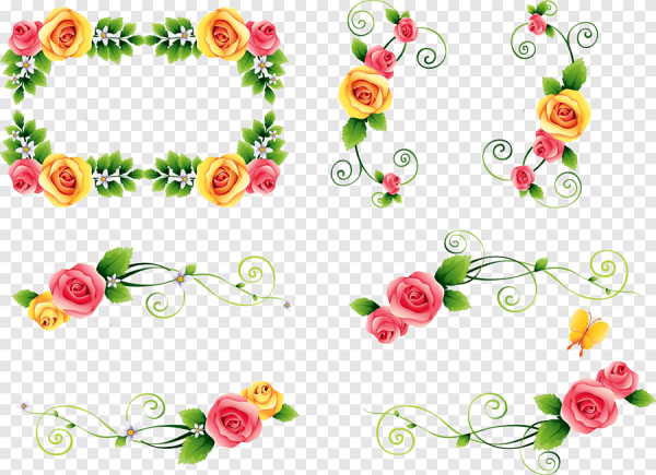 Вензеля из цветов