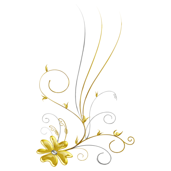 Виньетка вертикальная на прозрачном фоне