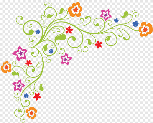 Узор цветочный угловой