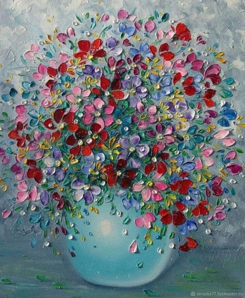 Мастихиновая живопись техника