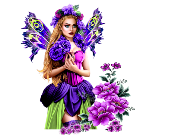 Красота на прозрачном фоне