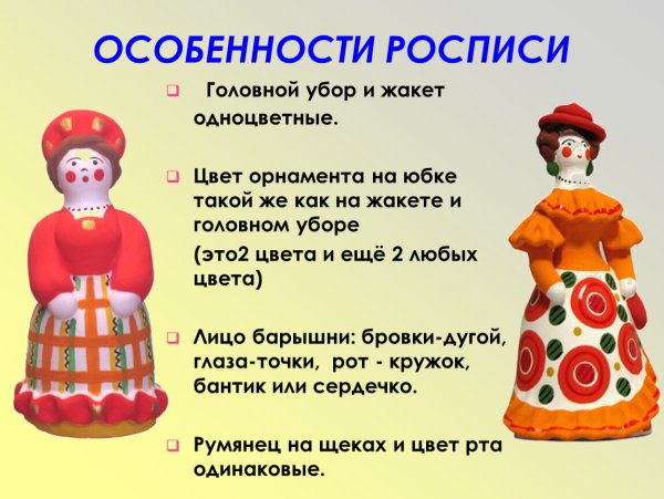 Элементы дымковской росписи для детей с названиями
