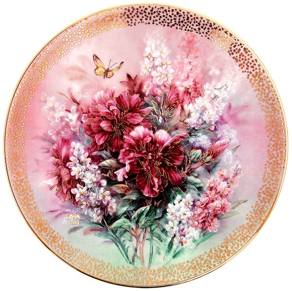 Картины Лены Лиу тарелочки